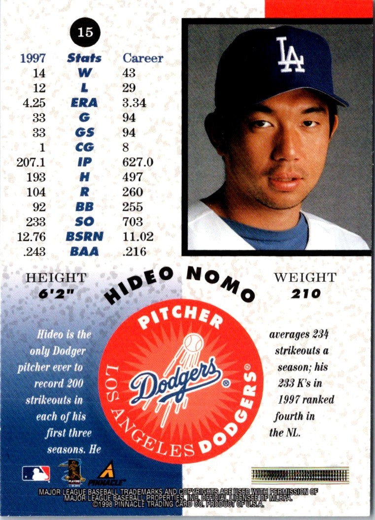 1998 Pinnacle Certified Mirror Blue Test Issue Matt Williams