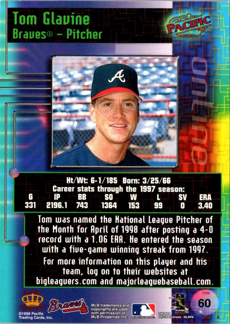 1998 Collector's Choice Atlanta Braves Tom Glavine