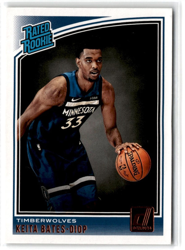 2018 Donruss Optic Blue Velocity Keita Bates-Diop #191