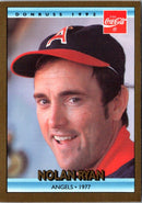 1992 Donruss Coca-Cola Nolan Ryan Nolan Ryan