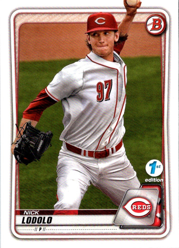 2020 Bowman 1st Edition Nick Lodolo