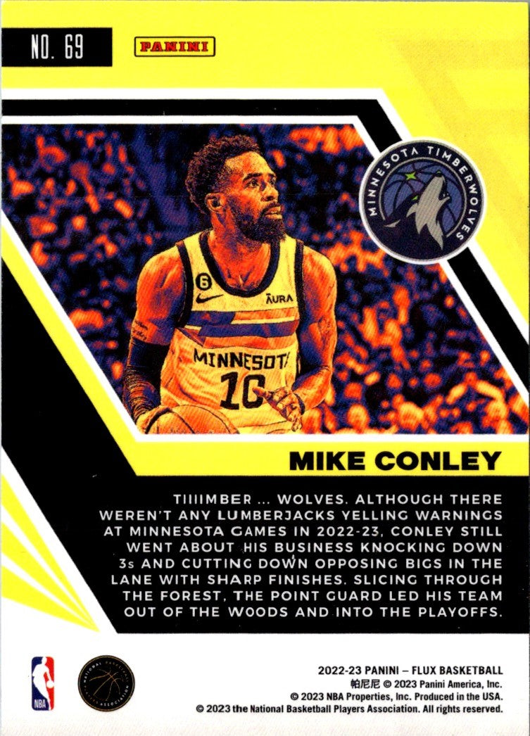 2022 Panini Flux Mike Conley