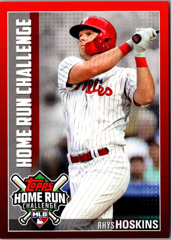 2019 Topps Home Run Challenge Codes Rhys Hoskins #HRC-17