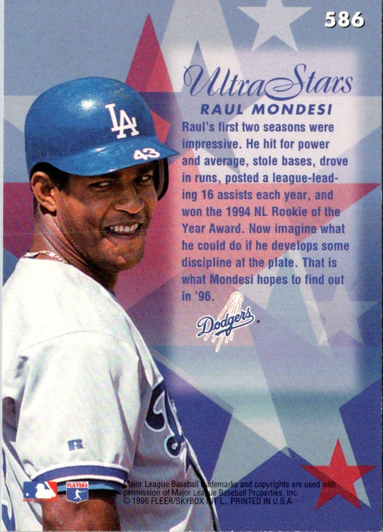 1996 Ultra Raul Mondesi