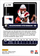 2022 Donruss Blue Press Proof Rhamondre Stevenson