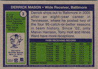 2005 Topps Heritage Derrick Mason #3