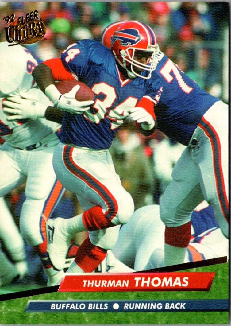 1991 Action Packed All-Madden Thurman Thomas