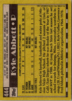 1990 Topps Kyle Abbott #444 Rookie