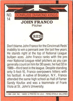 1990 Donruss Super Diamond Kings John Franco #14