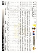 1997 Score Artist's Proofs White Border Carlos Garcia