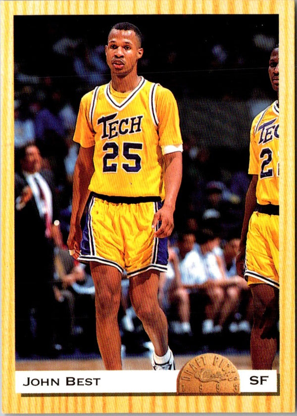 1993 Classic Draft Picks Gold John Best #13