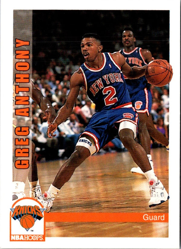 1992 Hoops Greg Anthony #152