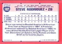 1991 Topps Traded Steve Rodriguez #102T Rookie