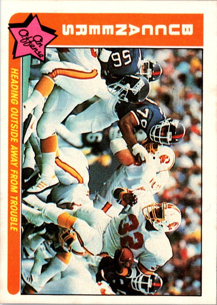 1985 Fleer Team Action Heading Outside Away from Trouble (Offense)