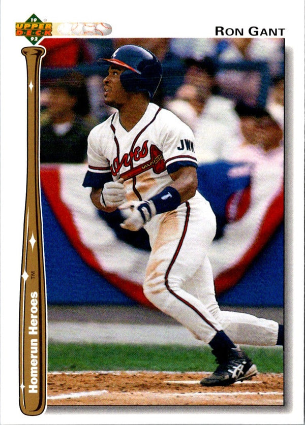 1992 Upper Deck Home Run Heroes Ron Gant #HR7