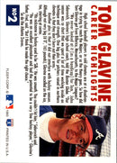 1993 Fleer Tom Glavine Career Highlights Tom Glavine