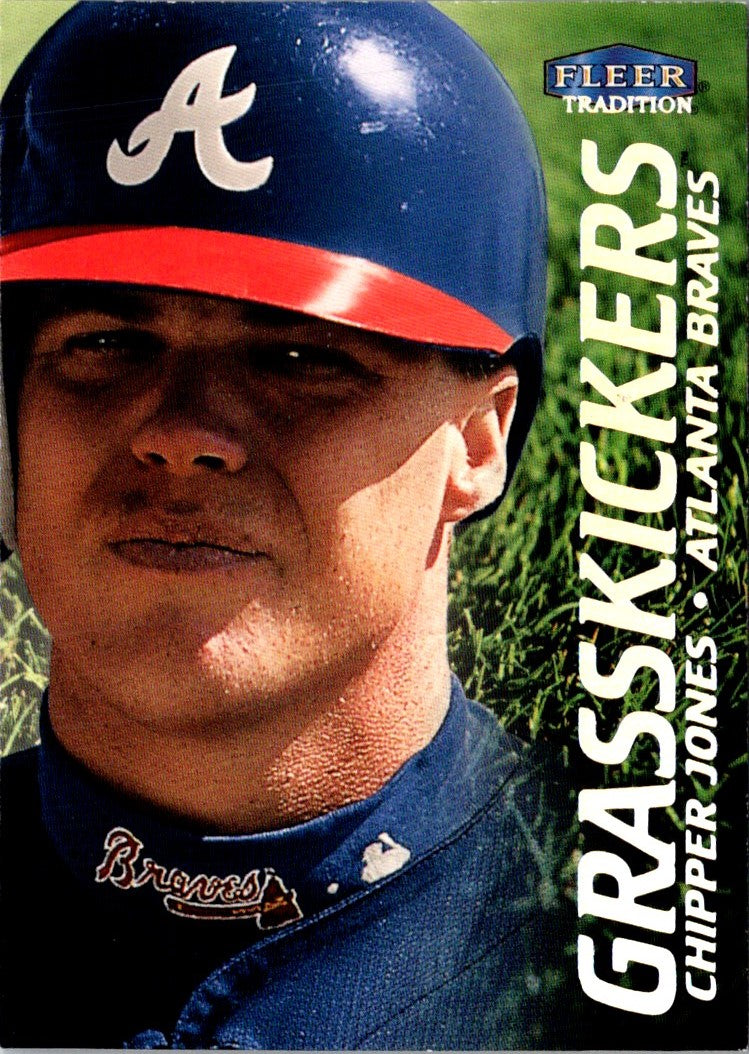 2000 Fleer Tradition Grasskickers Chipper Jones