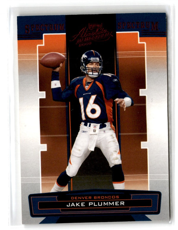 2005 Playoff Absolute Memorabilia Spectrum Blue Jake Plummer #49