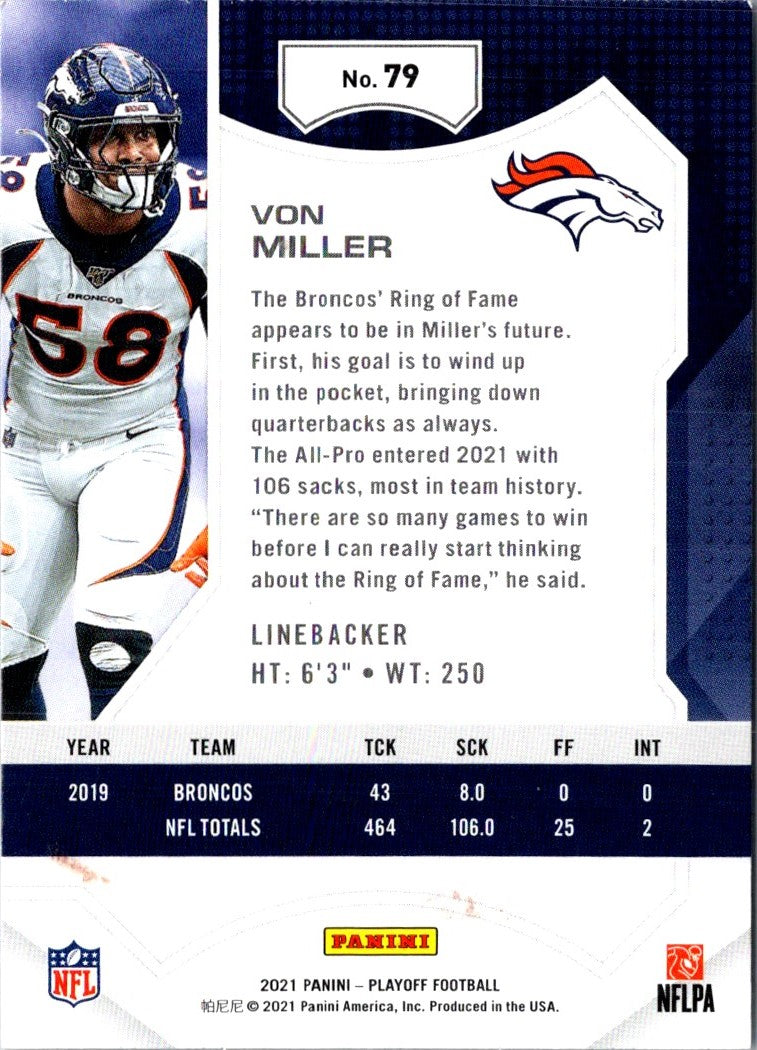 2021 Panini Playoff Von Miller