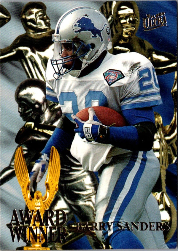 1995 Ultra Award Winners Barry Sanders #4