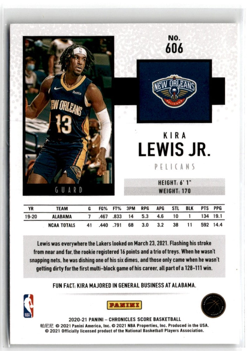 2020 Panini Chronicles Kira Lewis Jr.