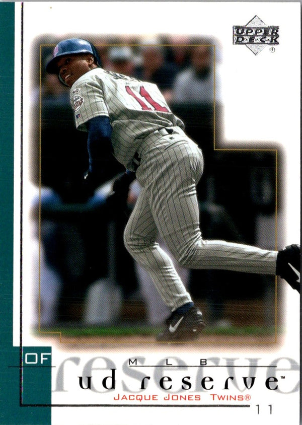 2001 UD Reserve Jacque Jones #71