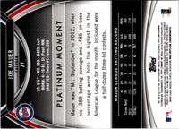 2013 Bowman Platinum Joe Mauer #77