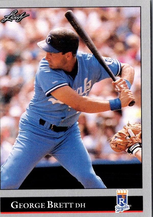 1992 Leaf George Brett #255