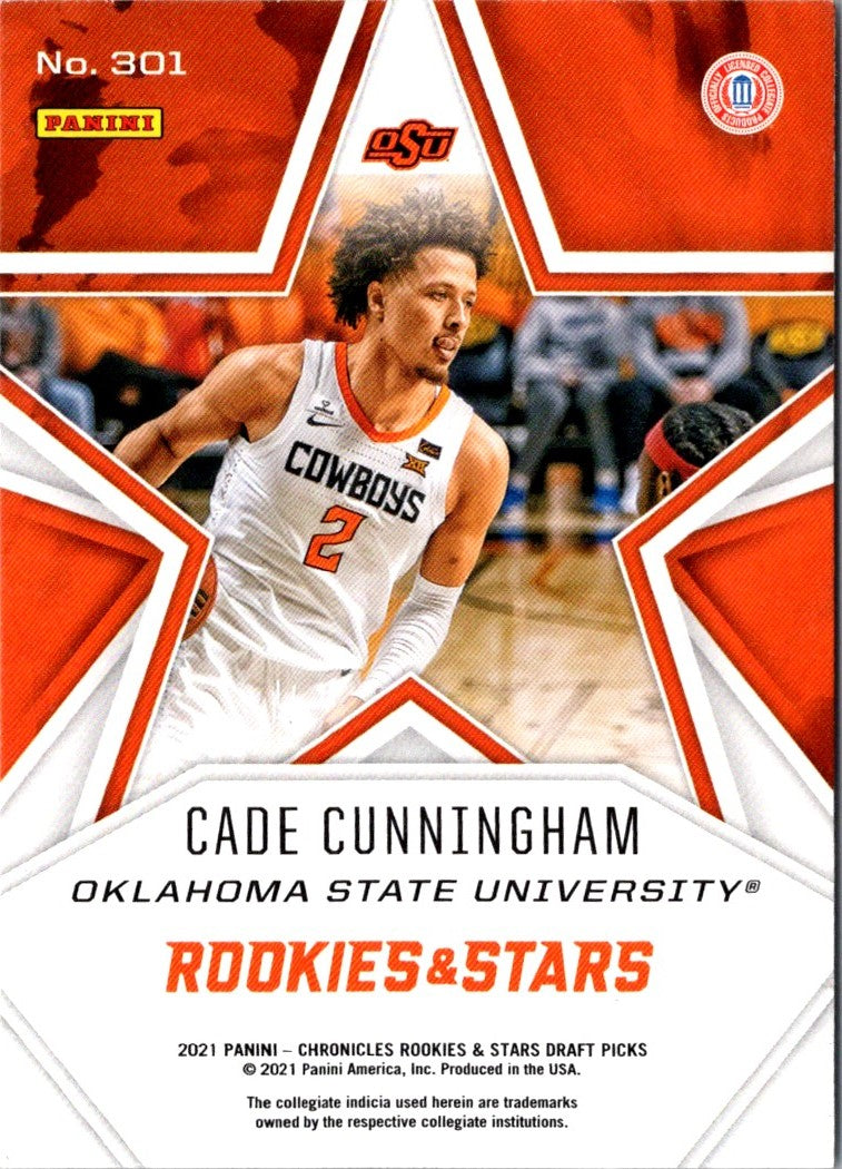 2021 Panini Chronicles Draft Picks Cade Cunningham