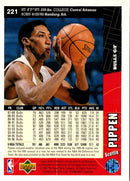 1996 Collector's Choice Chicago Bulls Scottie Pippen