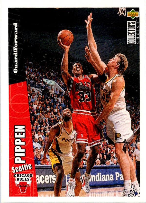 1996 Collector's Choice Chicago Bulls Scottie Pippen #CH7