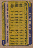 1987 Topps Enos Cabell #509