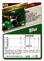 1993 Topps Gold James Thornton #638