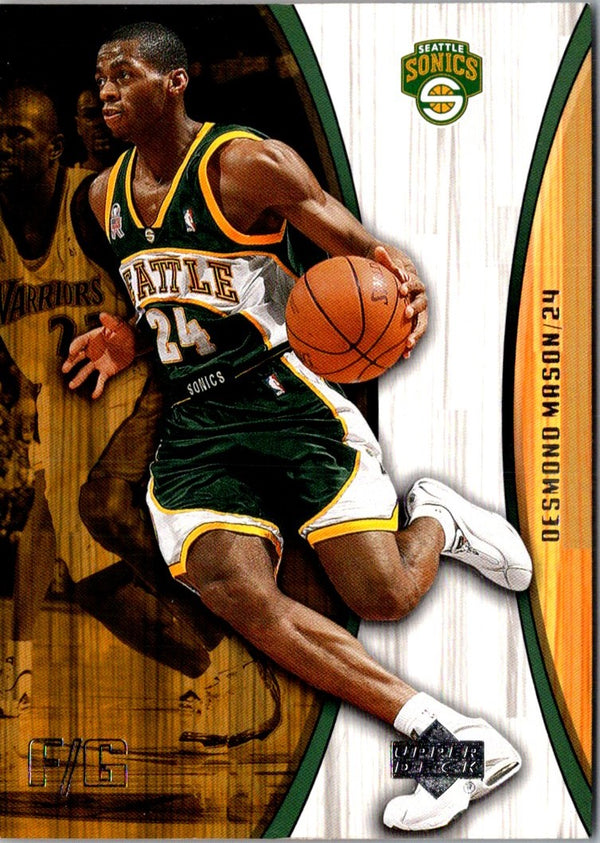 2002 Upper Deck Hardcourt Desmond Mason #80