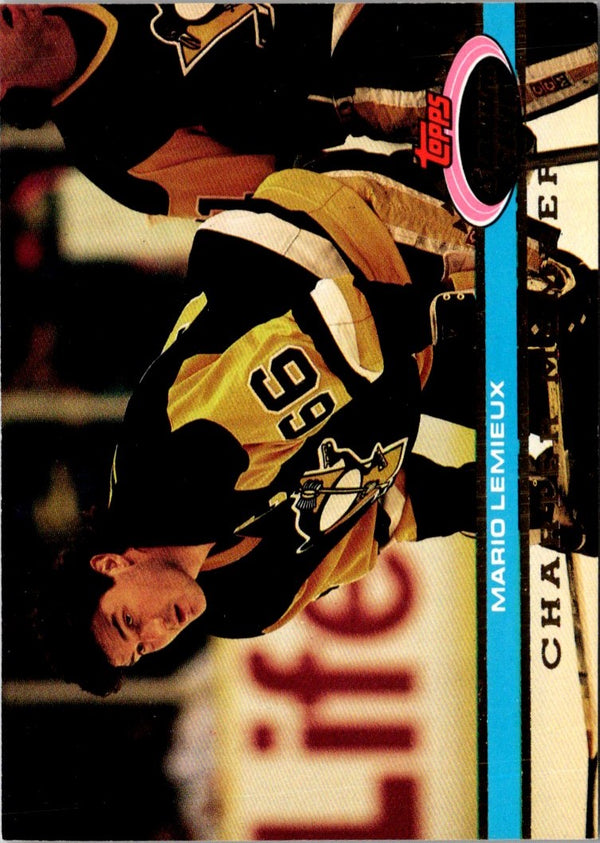 1991 Topps Mario Lemieux #153