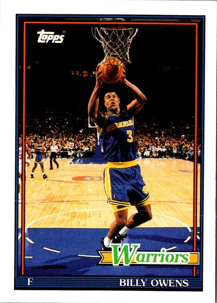 1993 Upper Deck Golden Grahams Billy Owens