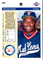 1992 Upper Deck Minors Riccardo Ingram #213