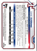 2021 Bowman Chrome Dane Dunning