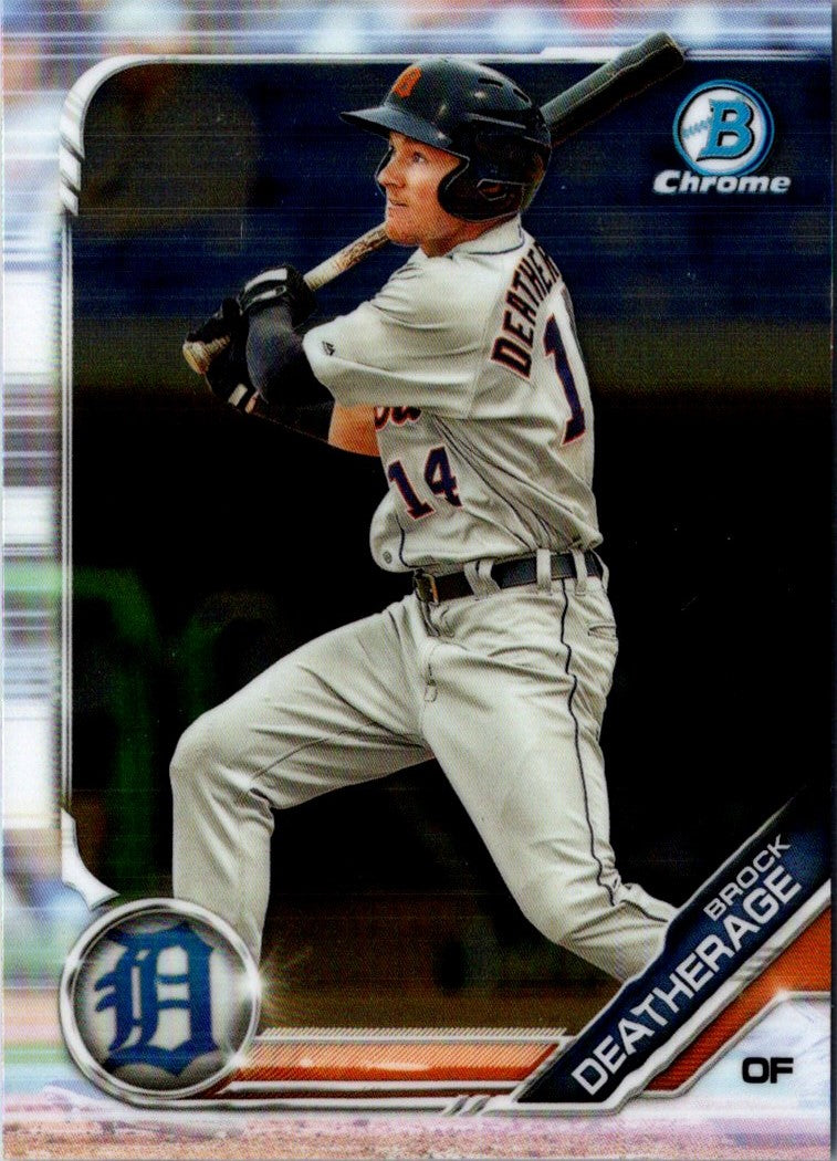 2019 Bowman Draft Chrome Brock Deatherage