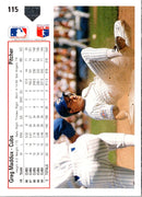 1991 Upper Deck Greg Maddux