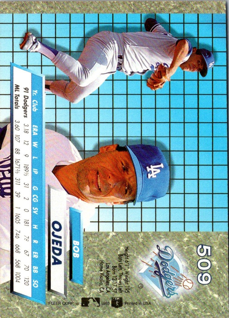 1992 Ultra Bob Ojeda