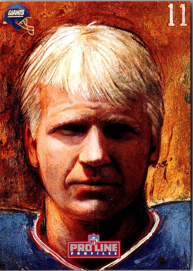 1992 Pro Line Profiles Phil Simms