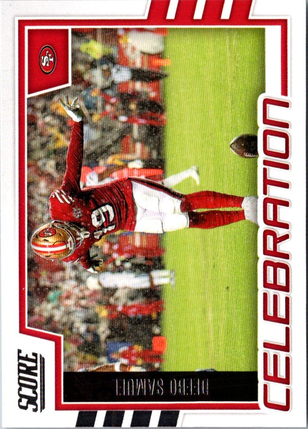 2022 Score Celebration Red Deebo Samuel #C-DS