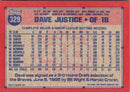 1991 Topps David Justice