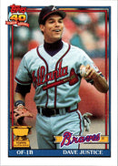 1991 Topps David Justice