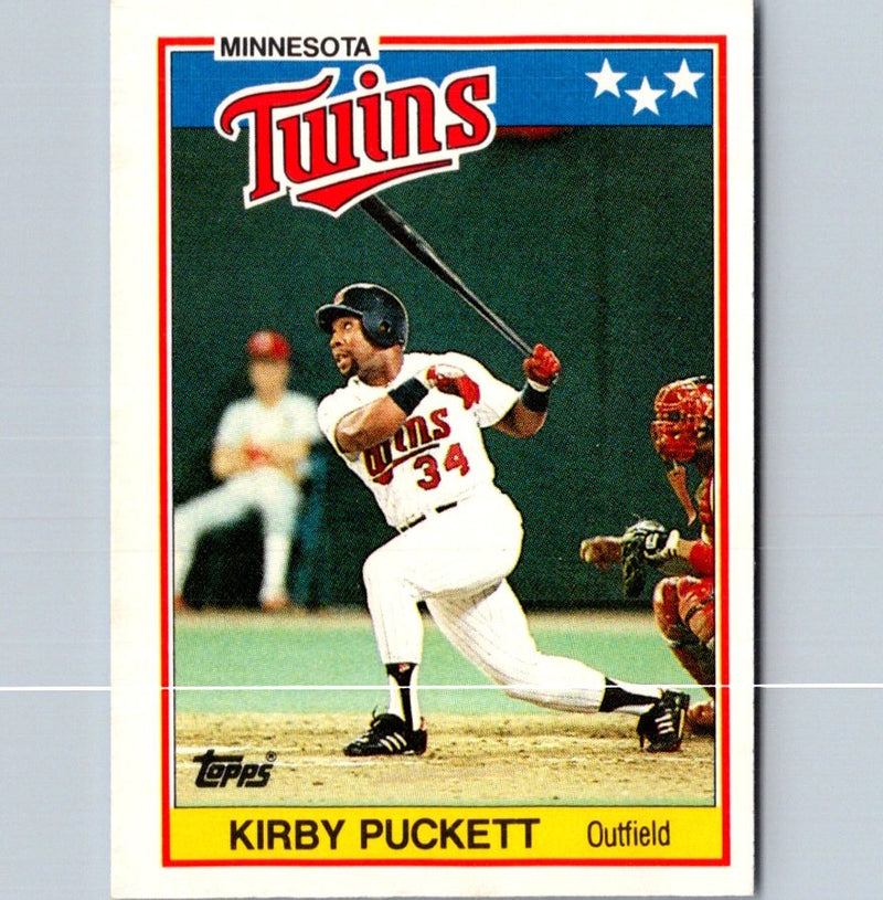 1988 Topps UK Minis Kirby Puckett