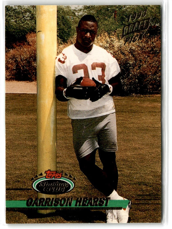 1993 Stadium Club Garrison Hearst #82 Rookie