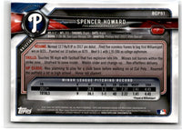 2018 Bowman Chrome Prospects Spencer Howard #BCP91