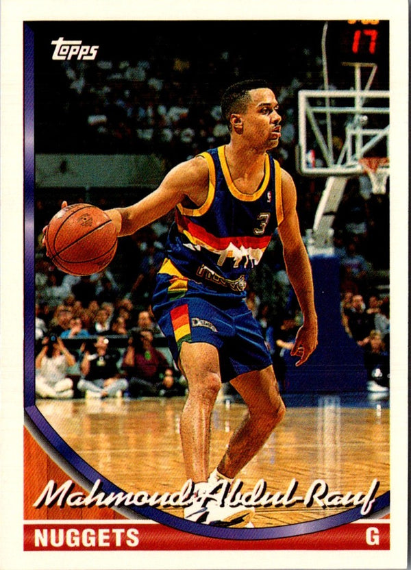 1993 Topps Mahmoud Abdul-Rauf #112