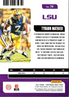 2021 Panini Contenders Draft Picks Game Ticket Purple Tyrann Mathieu #74